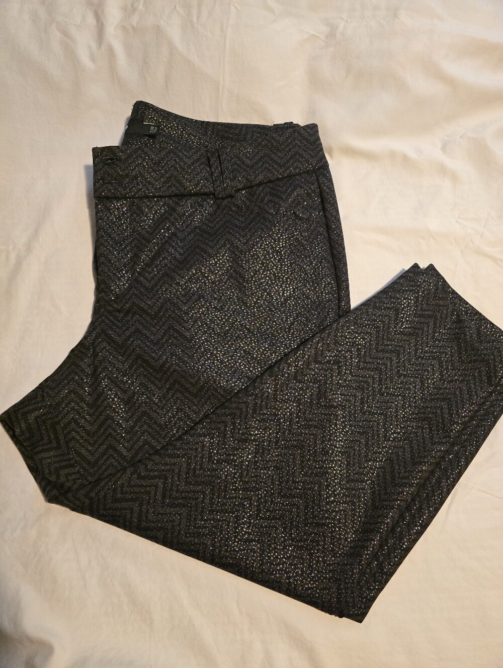 Torrid,Black Chevron Dress Pants - Sleek Evening Trousers